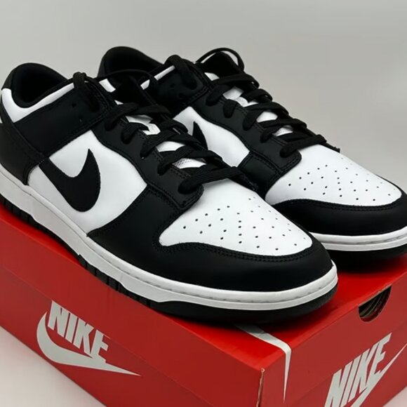 Dunk Low Retro White Black Panda Shoes Mens main image 9